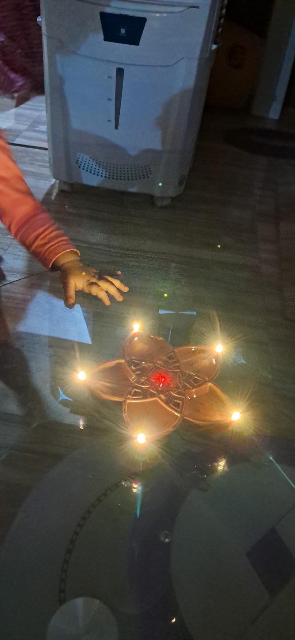 PanchShakti Flames Diya   ( 1 PIC )