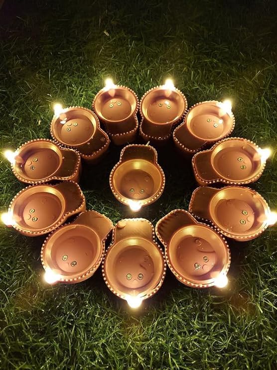 AquaSense Smokeless  Diyas      ( 12 PICS )