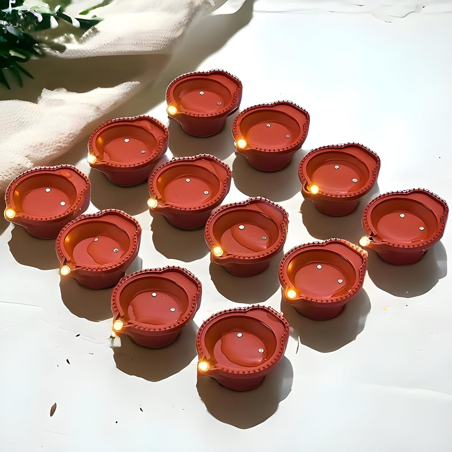 AquaSense Smokeless  Diyas      ( 12 PICS )